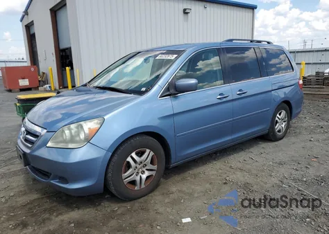 2005 Honda Odyssey Ex из США, поврежденный, VIN 5FNRL38465B122099
